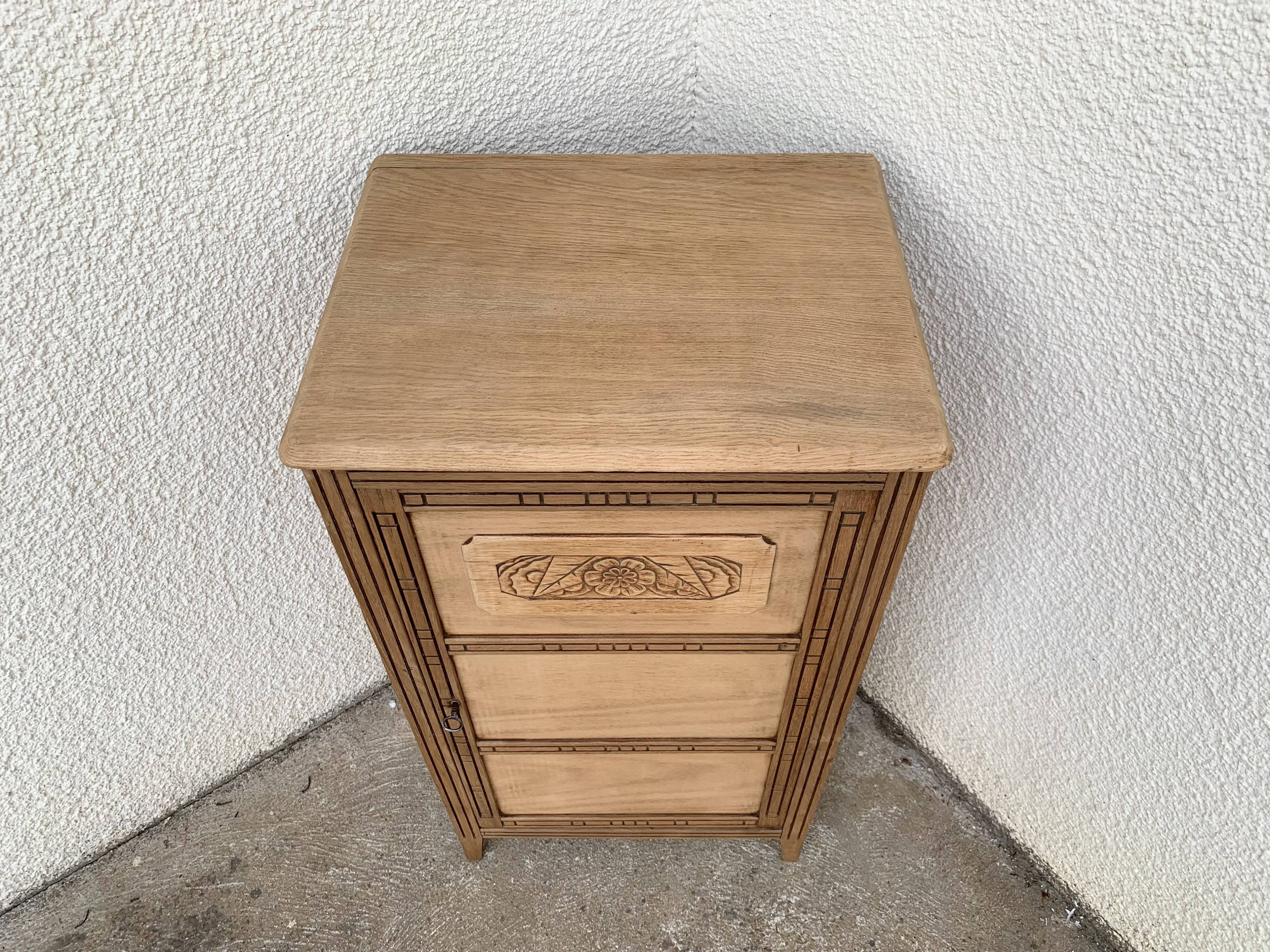 Parisian buffet art deco wood brut 1930