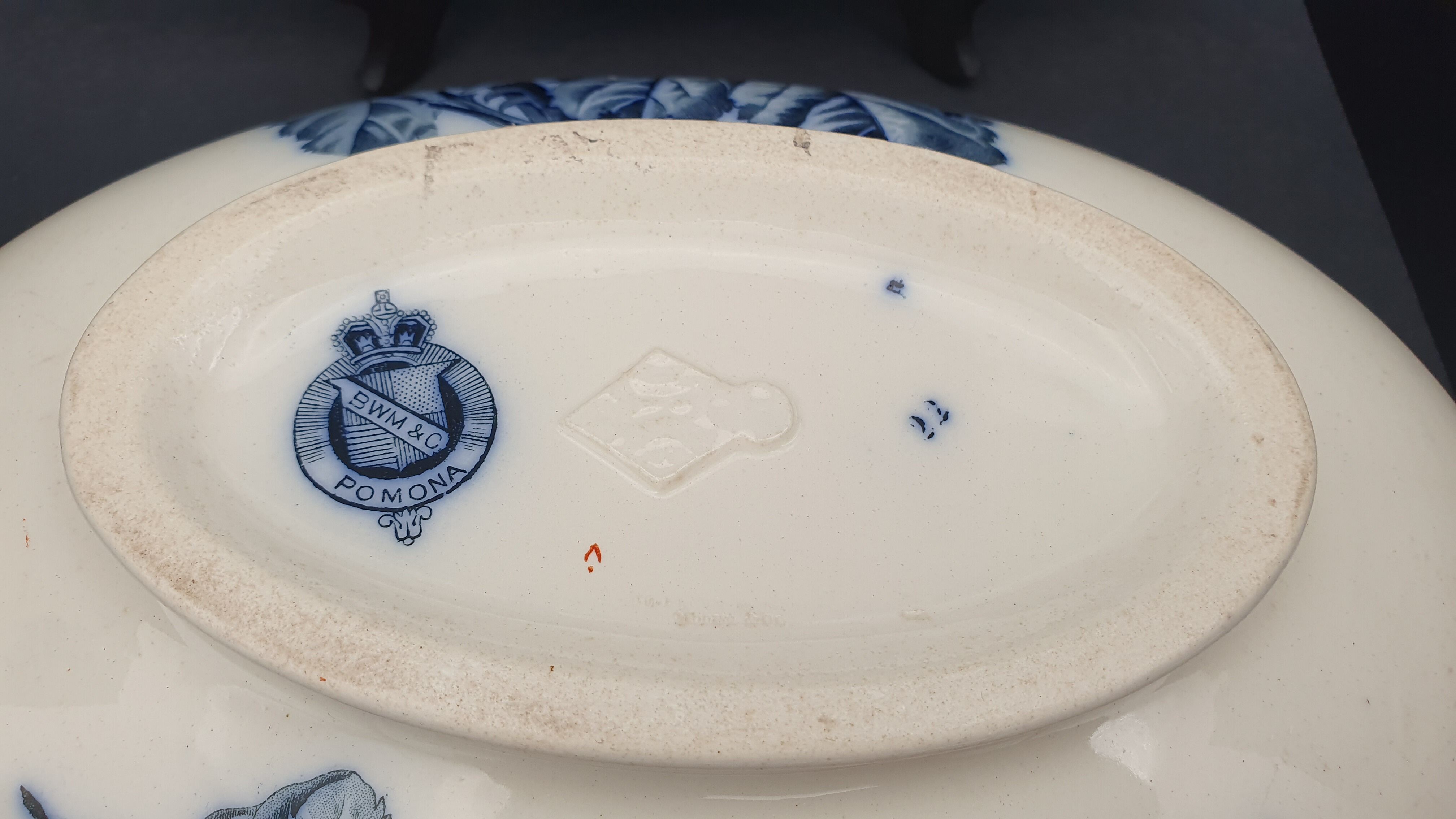 Dish bwm & co collection pomona 1850 english earthenware -brown westhead and more