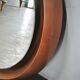 Pair of Italian Space Age Illuminated Round Mirrors, 1970s