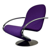 Space Age Streamline Panton for Fritz Hansen 1-2-3 Lounge chair, 1970s