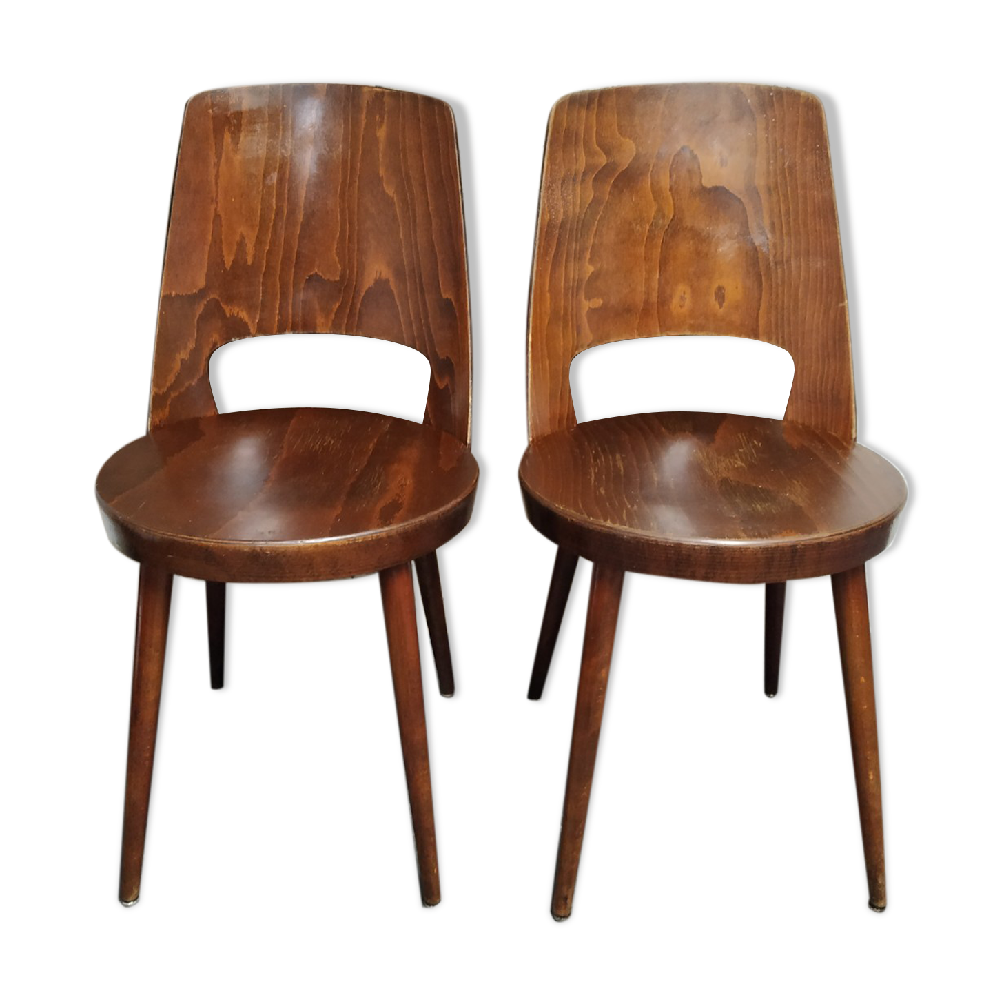 Pair of chairs Baumann model Mondor