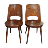 Paire de chaises Baumann modèle Mondor
