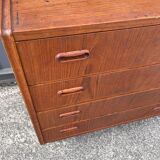 Scandinavian teak chest of drawers