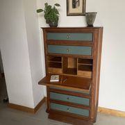 Secrétaire en bois rénové