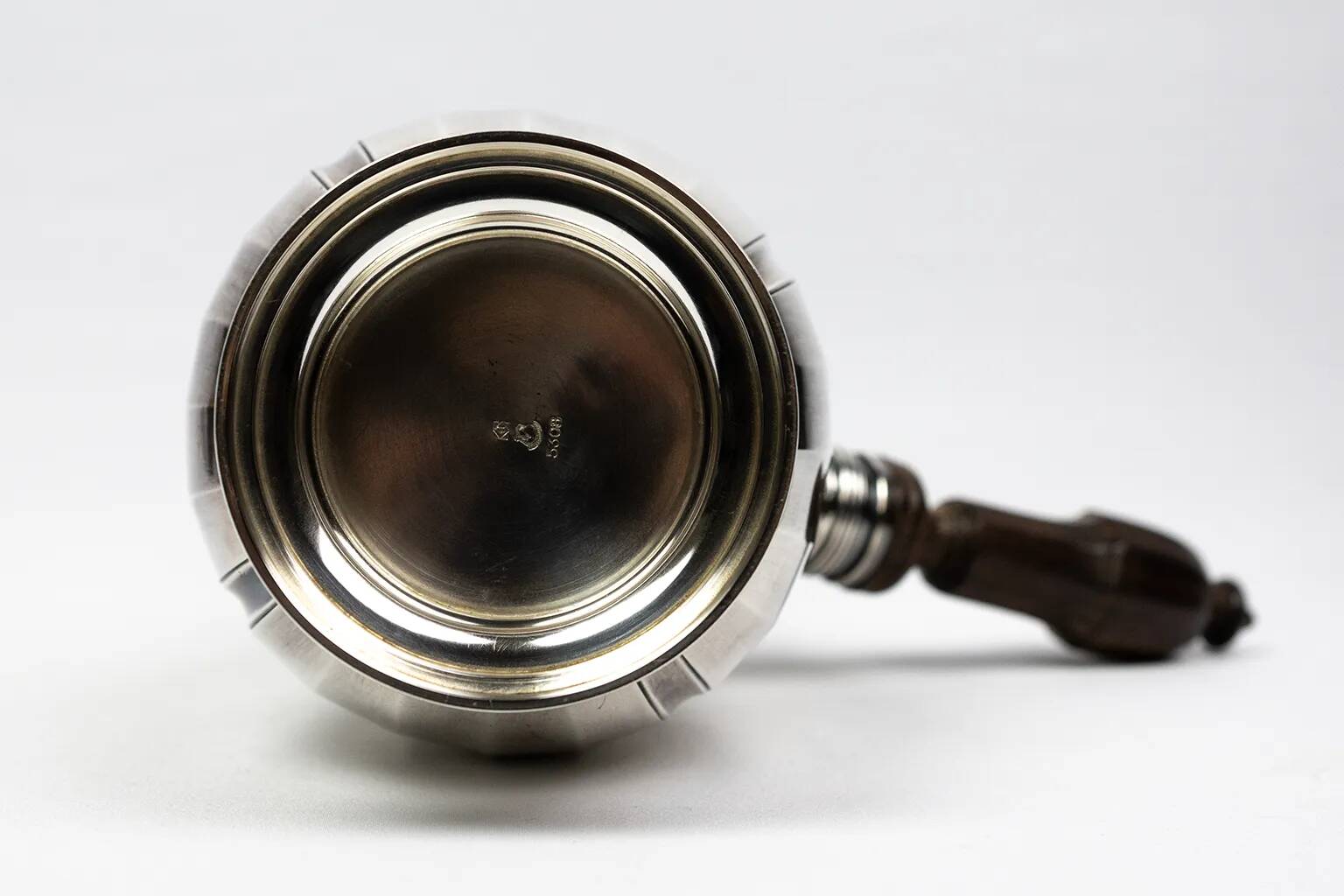 Art Nouveau Christofle Gallia chocolate pot in silver-plated metal - Early 20th century