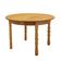 Round oak table, Danish design, 1960s, designer: Henning Kjærnulf