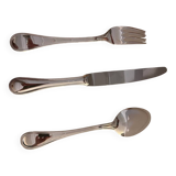 100-piece silver-plated cutlery set, tableware and serving set