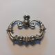 Old silver-plated metal furniture handle