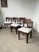 Set of 6 brutalist chairs from the 1940s