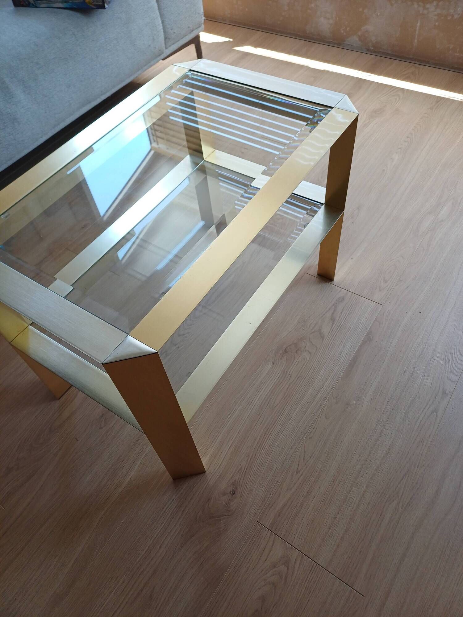 Vintage Brass Coffee Table