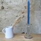 Hexagonal glass candle holder