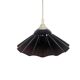 Vrieland Design – enamel – metal – scalloped edge – red/brown – 1970s