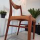 Set of 6 vintage Danish Scandinavian chairs