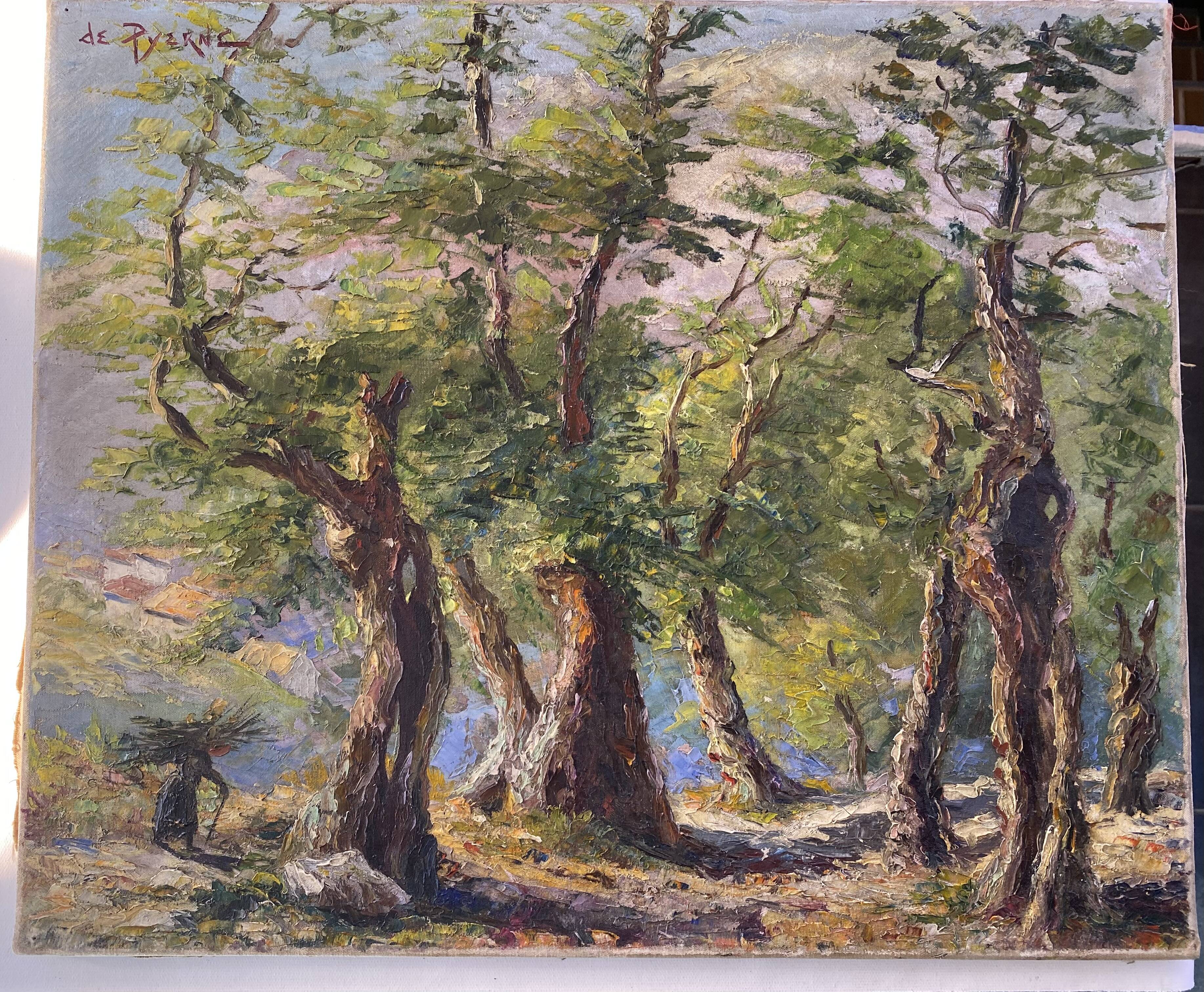 Reyne-marin of Pyrenees (20th century) hamlet in Ardèche