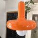 Orange ceiling pendant light