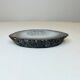 Vintage brown crystal agate slice tray agate ashtray 1960