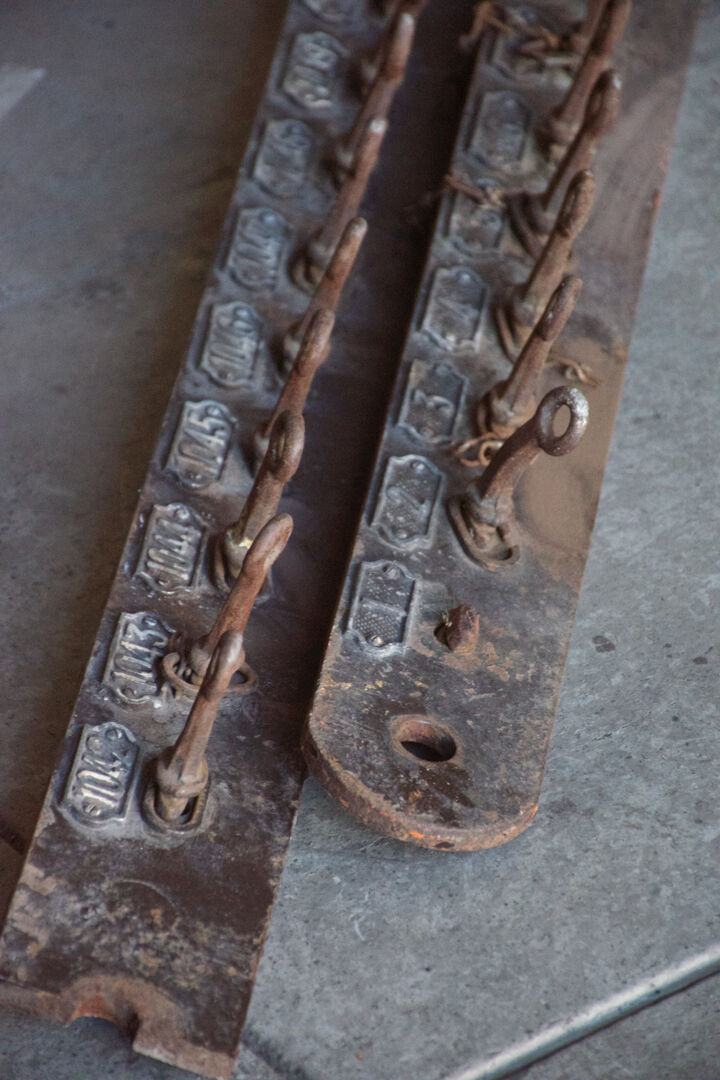 Set of mine cloakroom hanging room 1900'