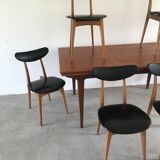 Scandinavian teak and imitation set