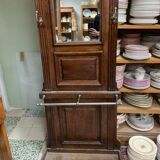 Old wall-mounted mantle-holder cloakroom in see