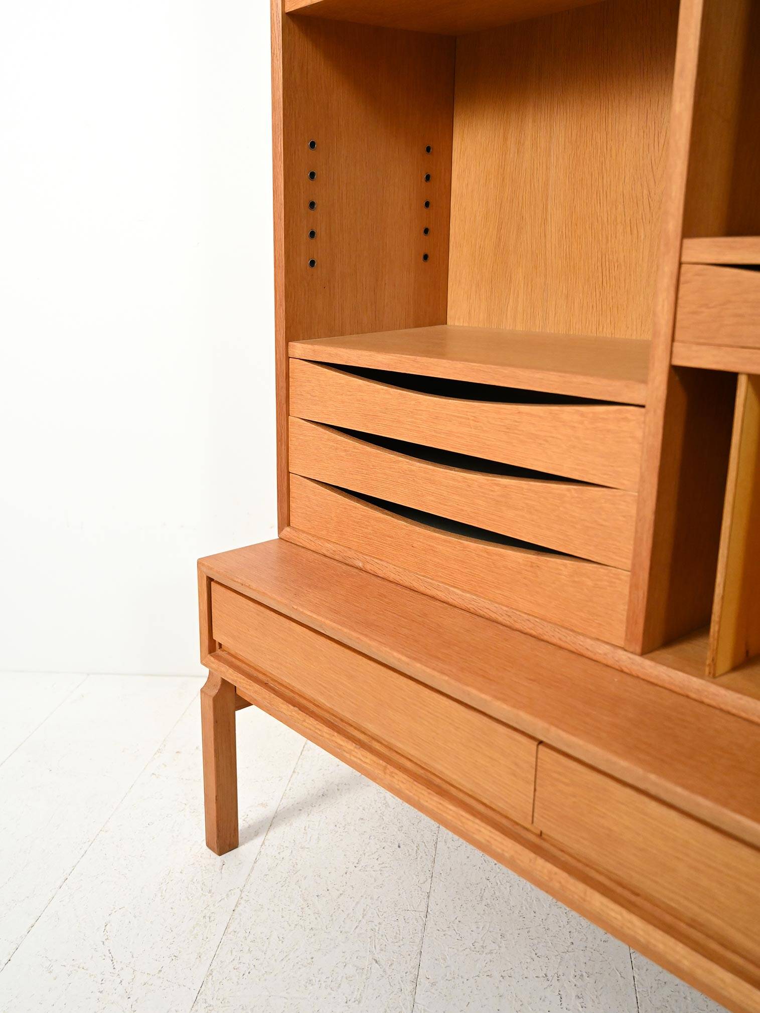 Oak bookcase by Marian Grabinski