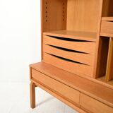 Oak bookcase by Marian Grabinski