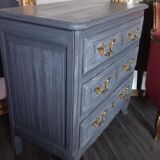 Louis XV style patinated chest of drawers