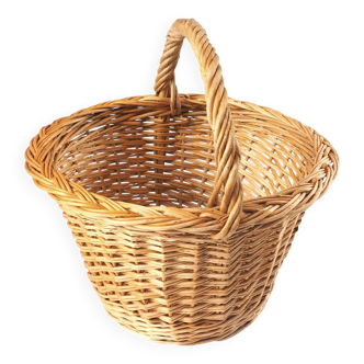 Panier rotin clair