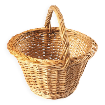 Panier rotin clair