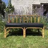Rattan bench