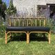 Rattan bench