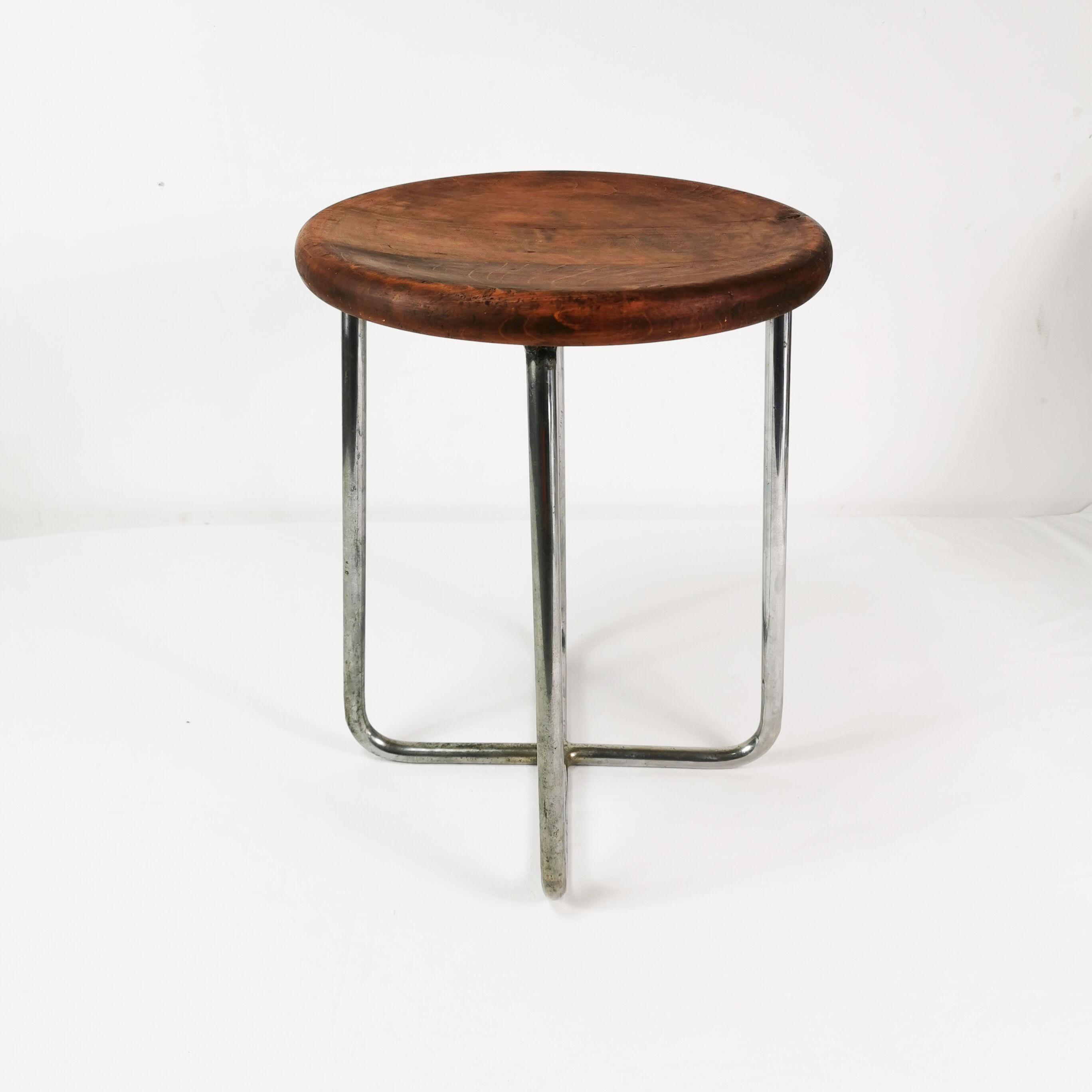 Bauhaus stool, Czechoslovakia, 1930s