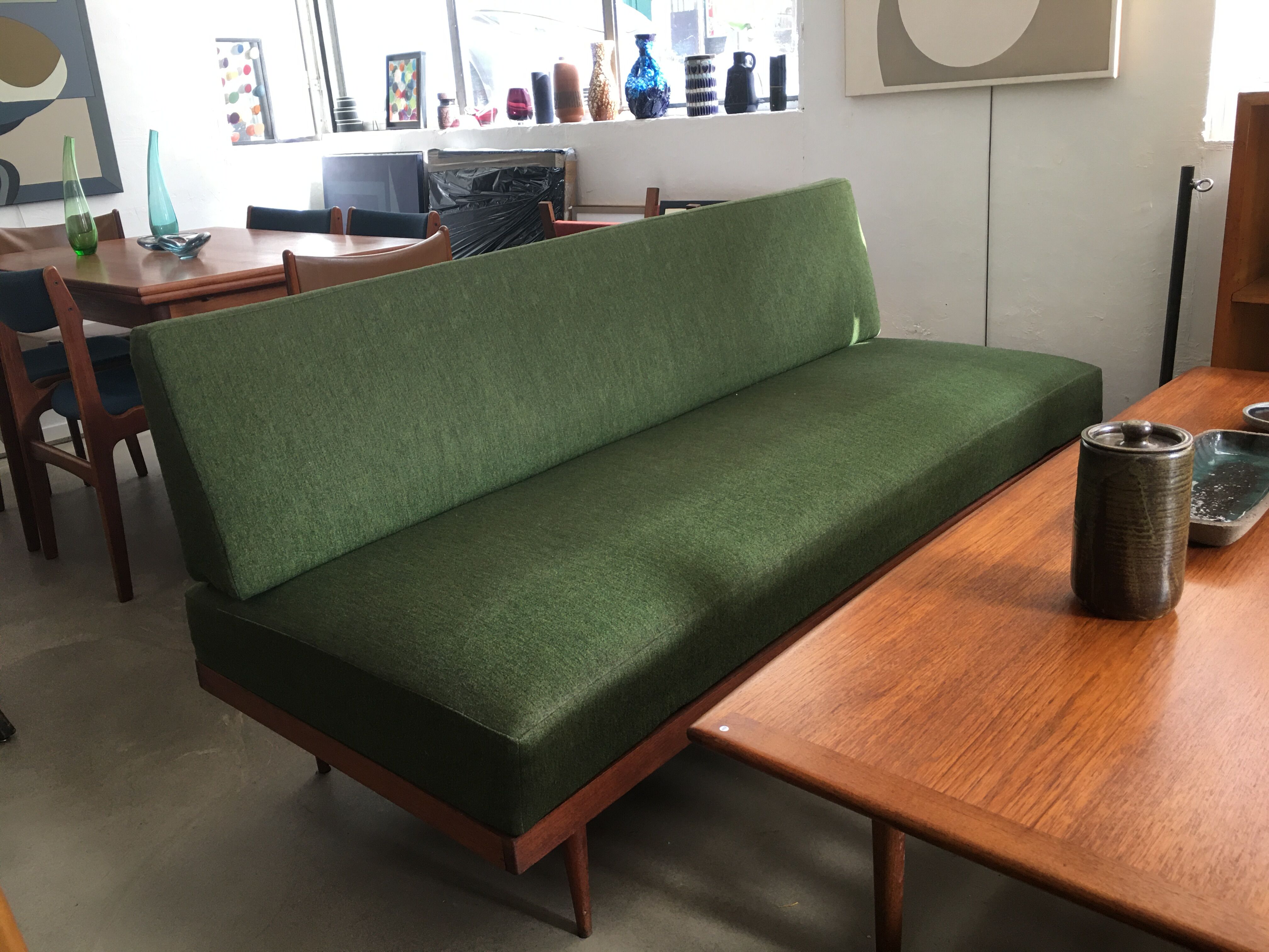 Teak sofa bed, Denmark 1950