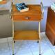 Bedside table in the style of Jacques Hitier, 1960s.