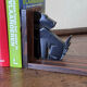 Art Deco bookends in rosewood and Bakelite