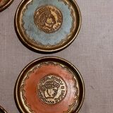 Set of 6 vintage coasters