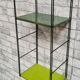VINTAGE WALL SHELF 1950 / 60 / 70 black amount 24x58