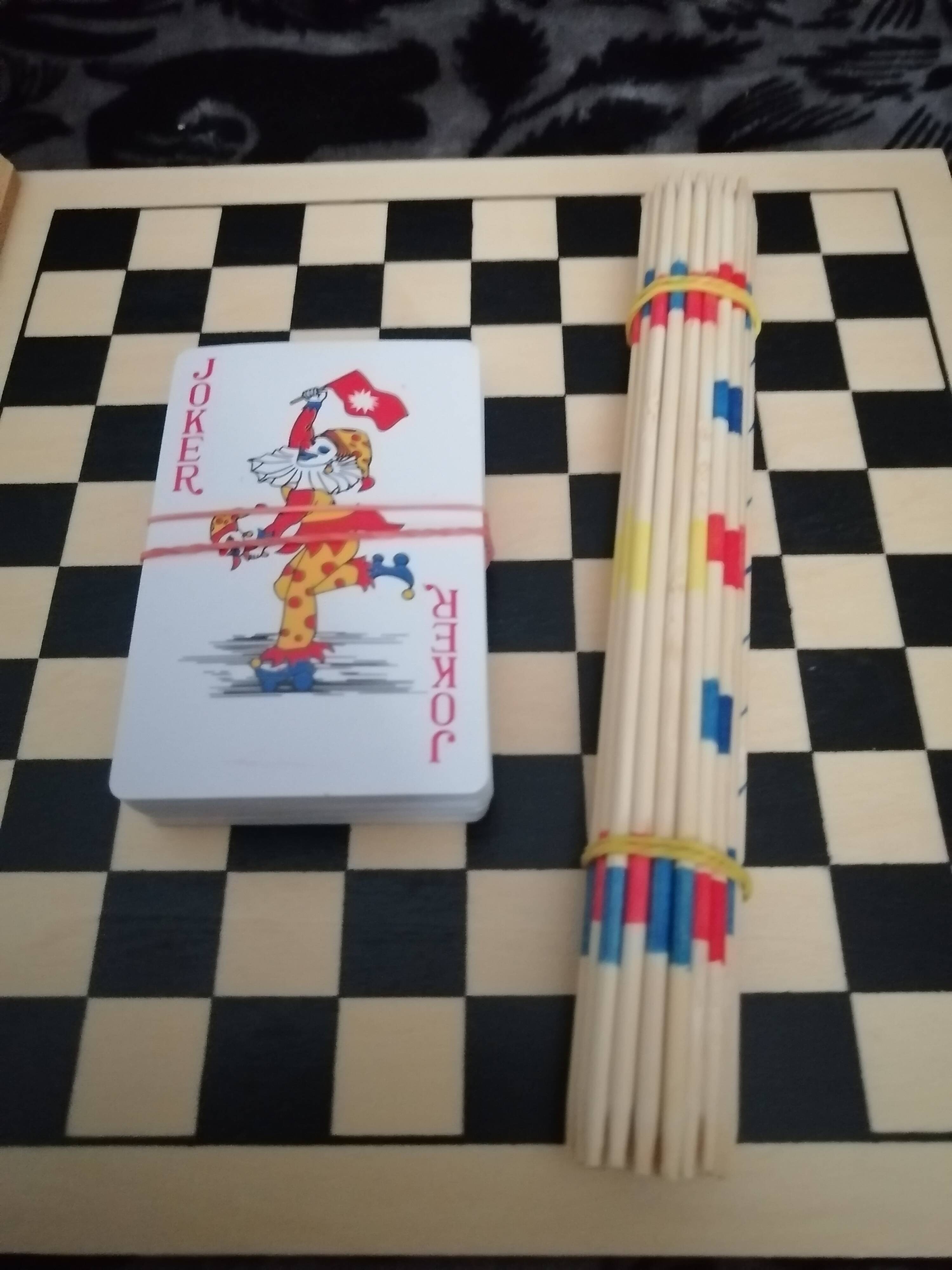 Wooden travel board game box (bayard brand)