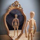 Ornate golden mirror 40x24