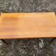 Table basse 2 tiroirs en merisier massif