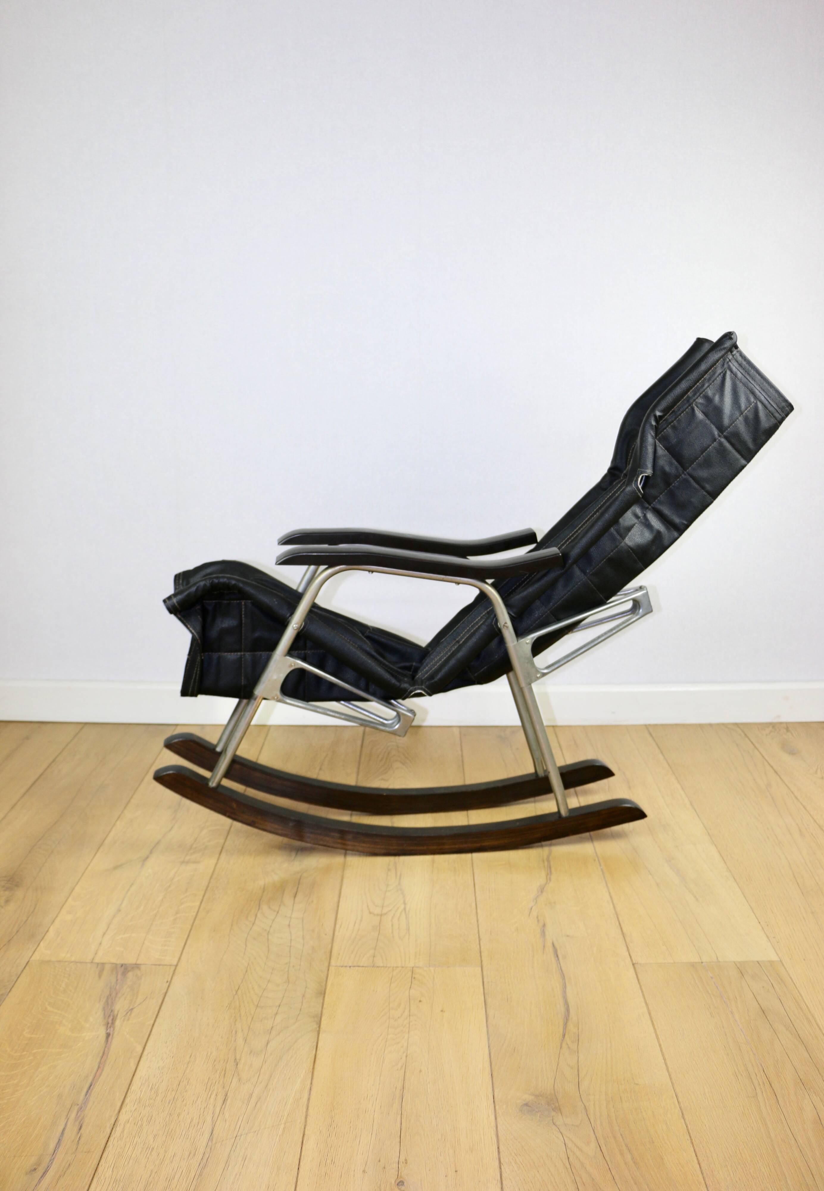 Folding rocking chair Takeshi Nii from the 60s - great condition