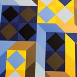 "tridimor" silkscreen by Victor Vasarely 1969