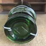 Pair of thick glass jars Bleach
