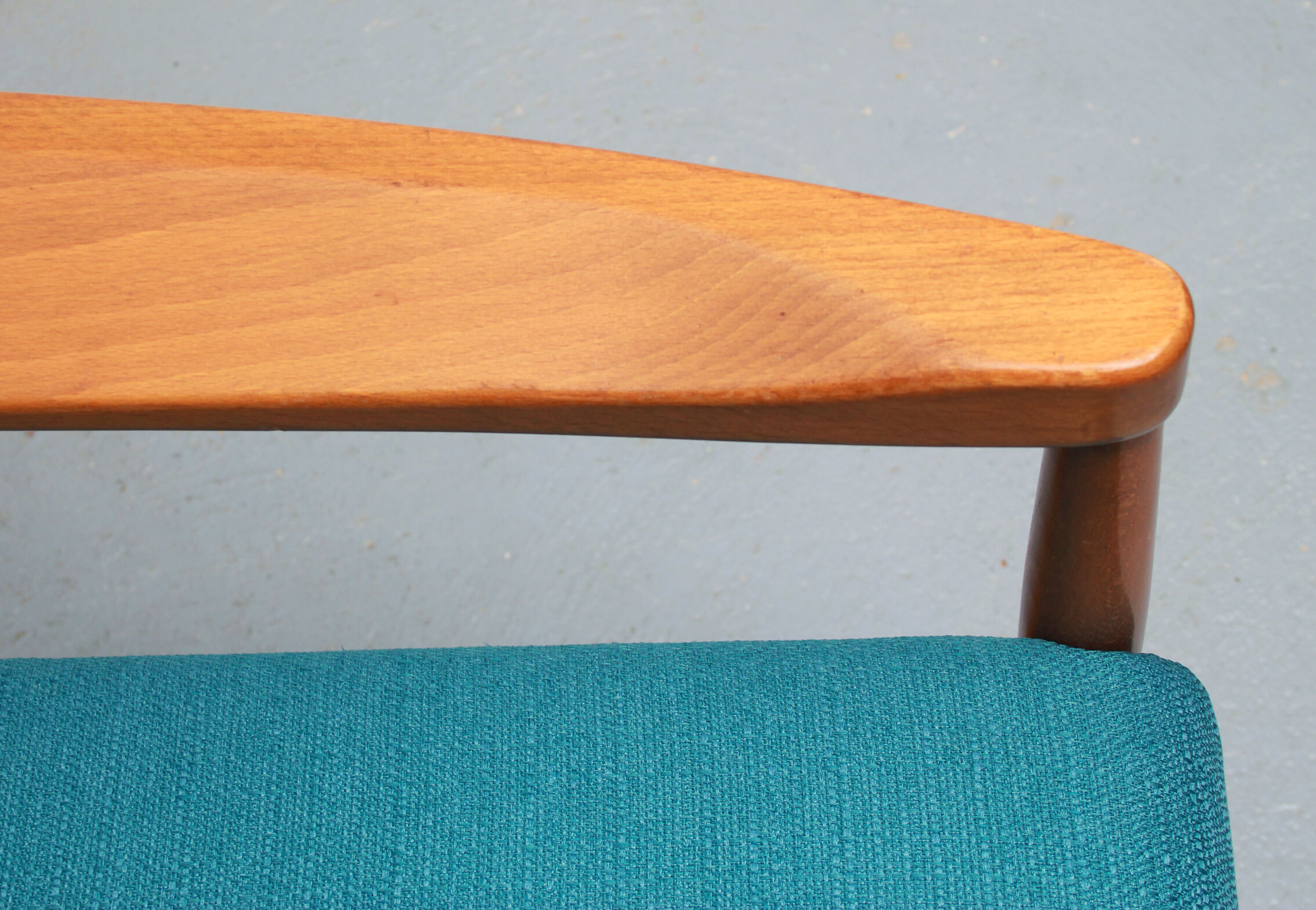 1960s armchair in petrol