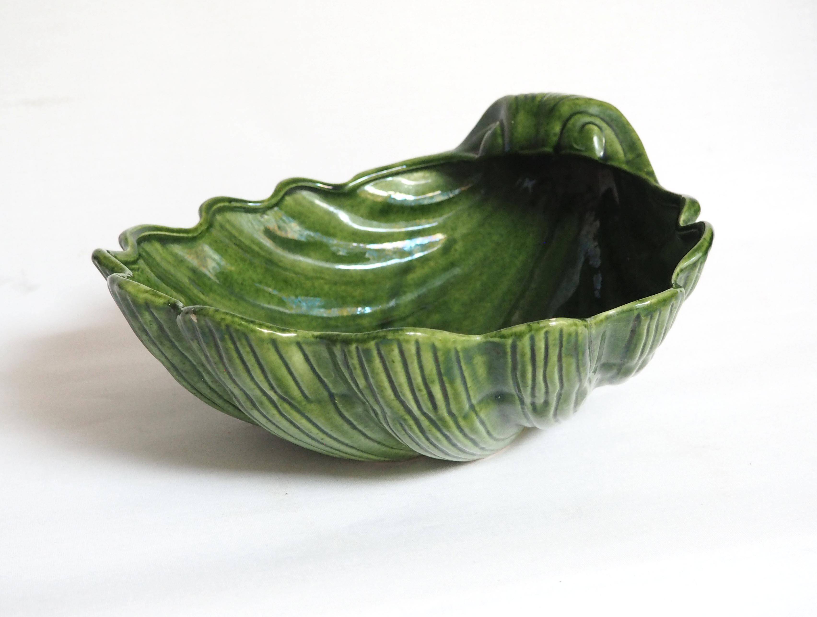 Saladier bénitier vert