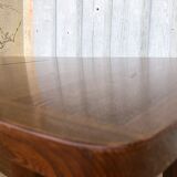 Rectangular Scandinavian butterfly table in solid wood