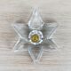 CANDLE HOLDER STAR IN CRYSTALGLASS LORRAINE