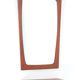Set consisting of mid-century teak wall mirror and shelf / Danish modern design / 1960s