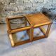 Vintage pine side shelf / coffee table from the 80s-90s