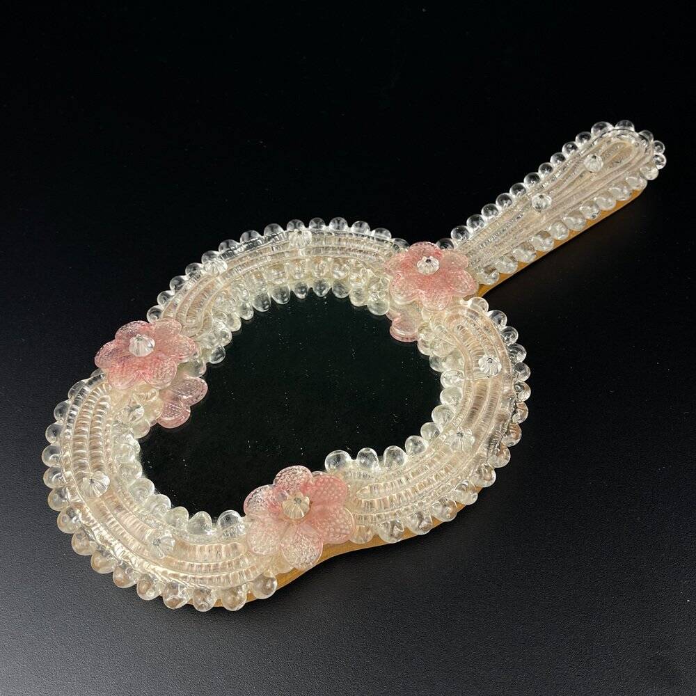 Murano glass mirror, Italy, 1950s