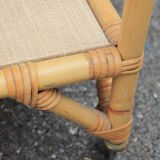 Dessert bar rolling rattan